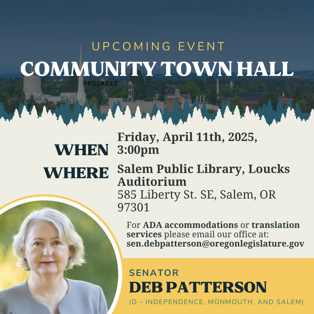 Town Hall April 11th 3pm at Salem Public Library