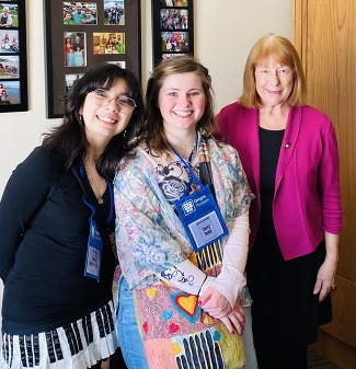 Rep McLain with Forest Grove student performers