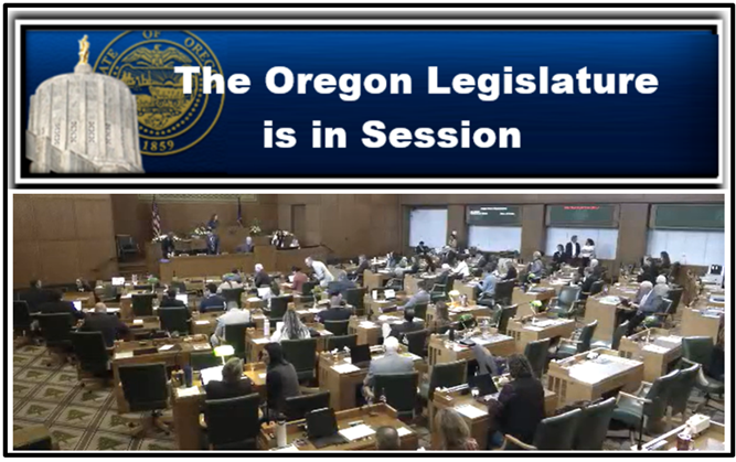 The Oregon Legislature is in Session