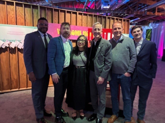 Rep Nelson With Mayor Willson and others at Chair Affair Event