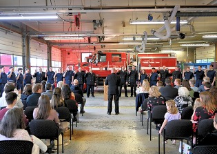 Cornelius Fire Department swearing in ceremony