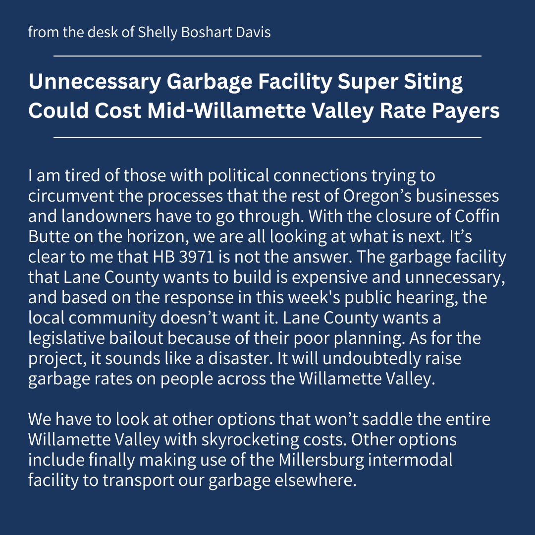 SBD Garbage Statement