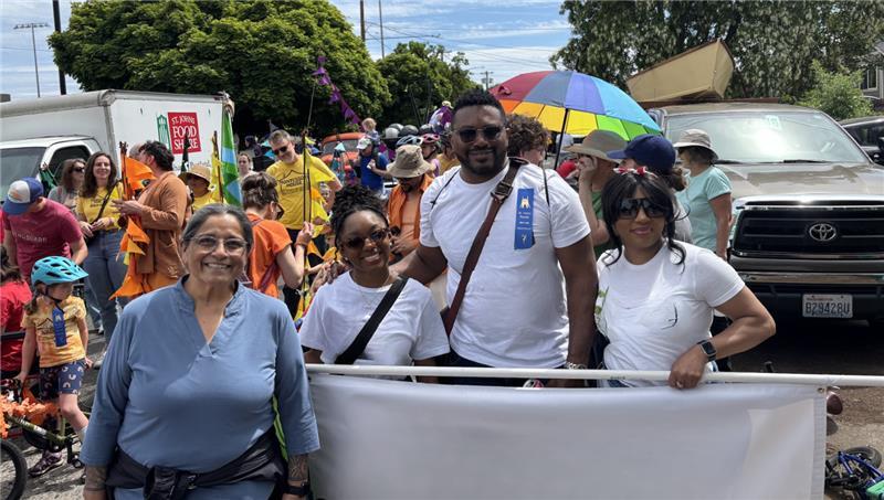 Rep. Nelson at St John parade