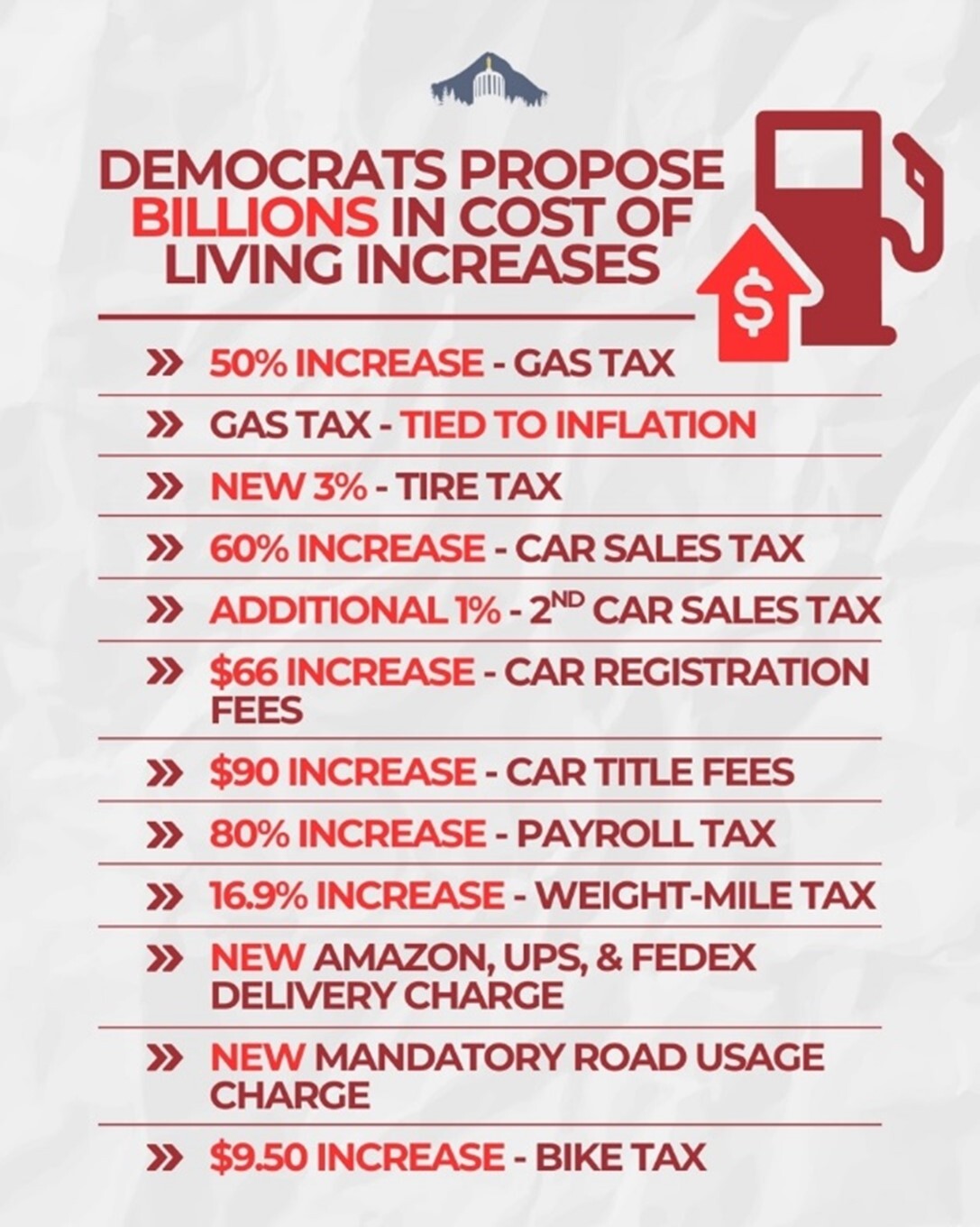 Tax Increase Graphics