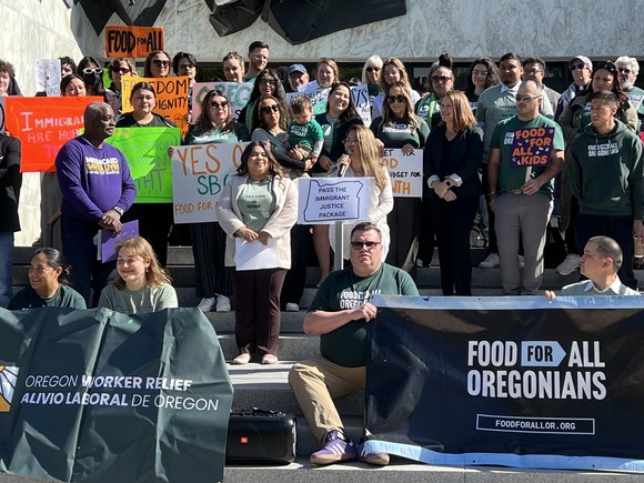 Rally for Oregon Workers Relief 