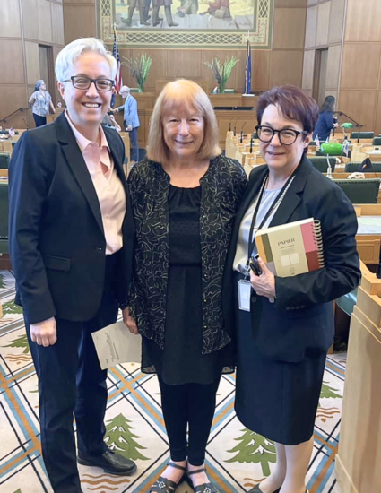 Governor and Reps McLain and Rieke Smith