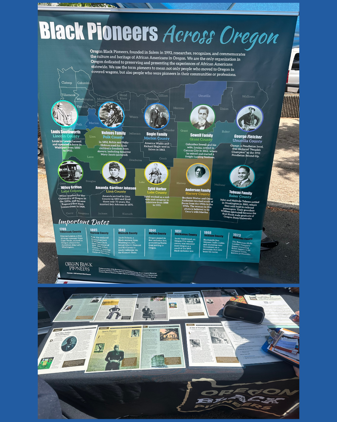 Photo of the info at the booth. Click the image to see their website with the information.