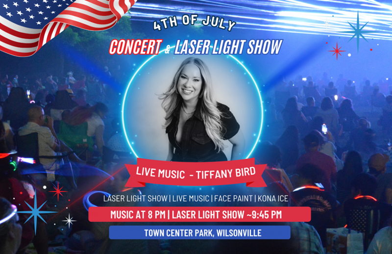 Wilsonville 4th of July concert and laser show 