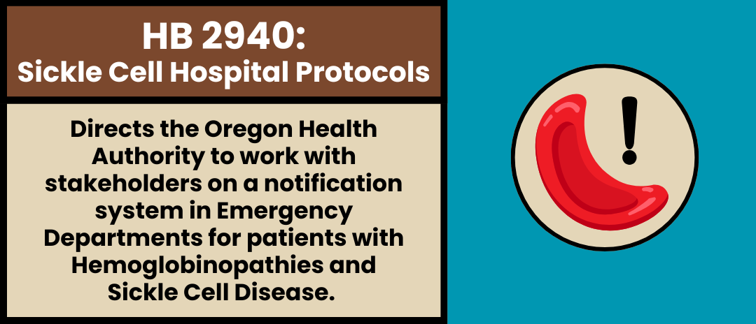 HB 2940: Sickle Cell Hospital Protocols
