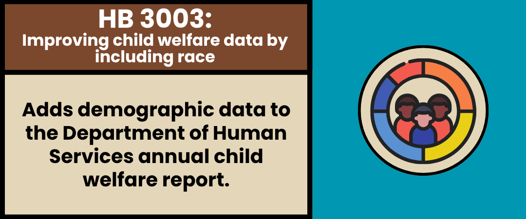 HB 3003: Improving child welfare data by including race