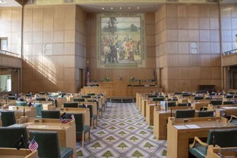 Empty House Chamber Seats
