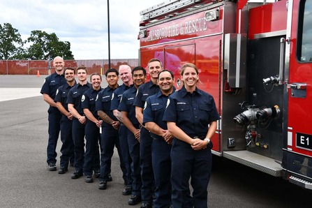 Firefighters in Hillsboro graduating