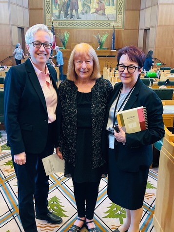 Gov Kotek, Rep McLain, and Rep Rieke Smith