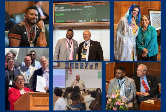 multiple images of legislators throughout 2025 legisaltive session