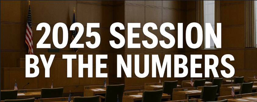 2025 Session by the numbers