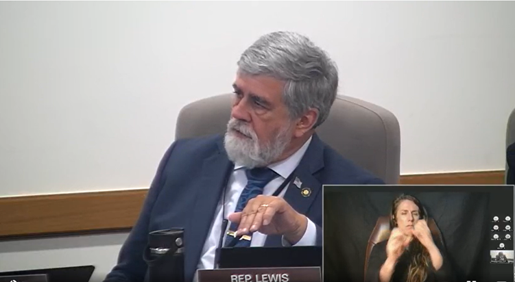 Legislative Interim Work - Rep. Lewis