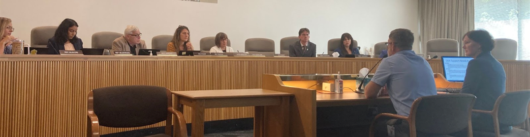 Education hearing in progress