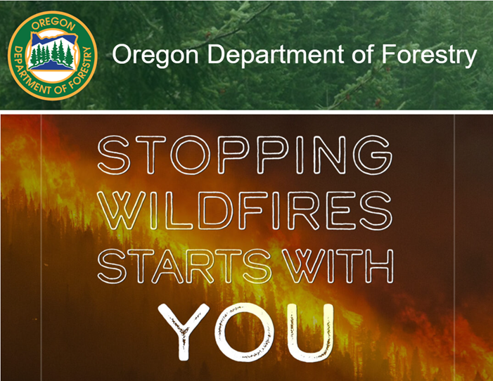 ODF Stopping Wildfire Starts With You