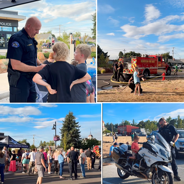 Silverton National Night Out at City Hall