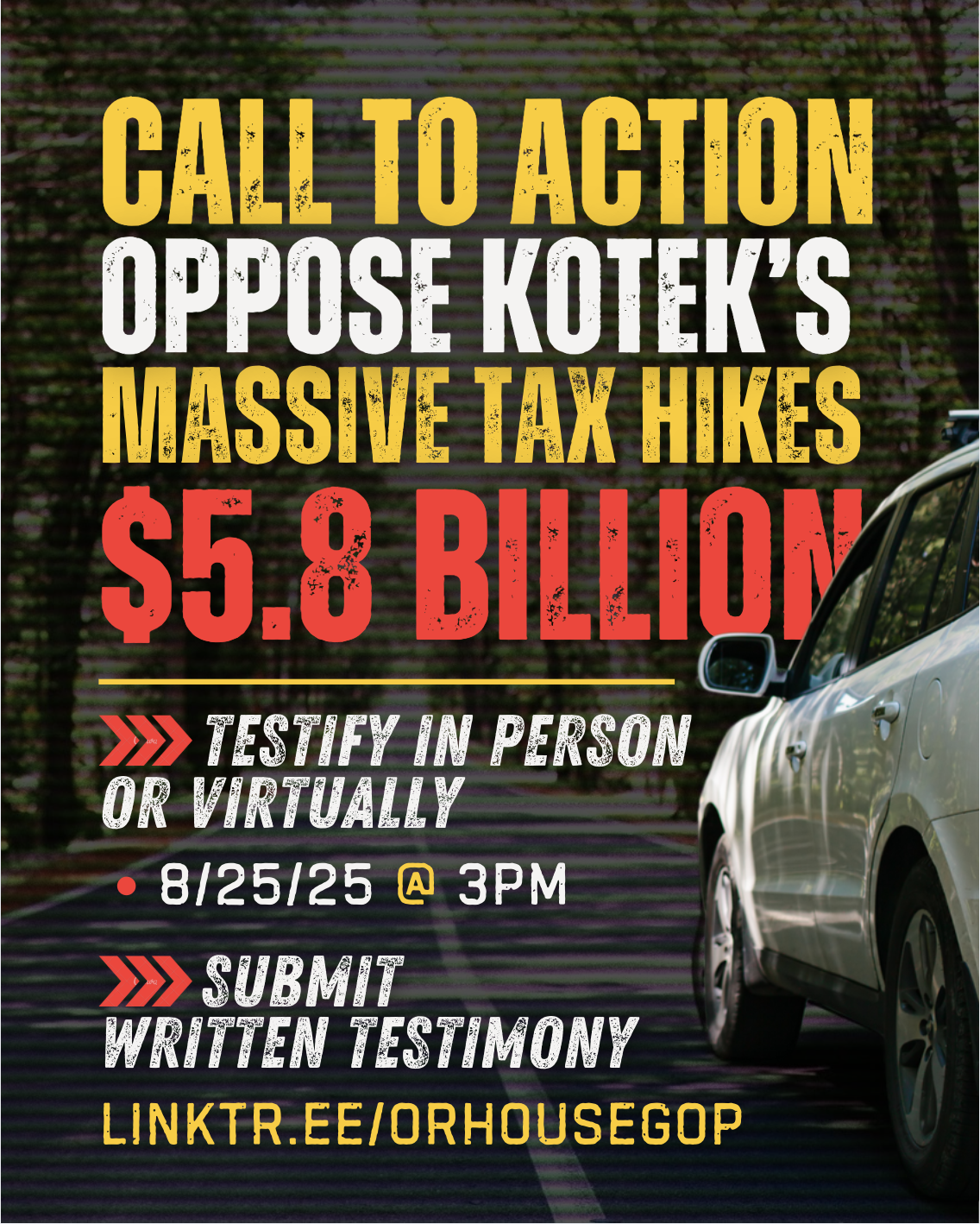 Special Session Taxes