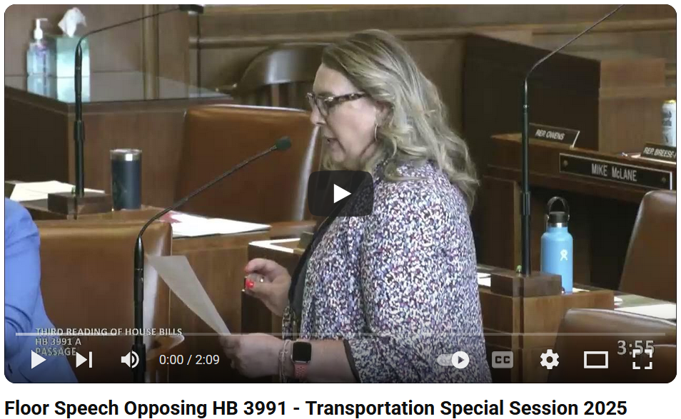 Floor Speech on Transpo Bill