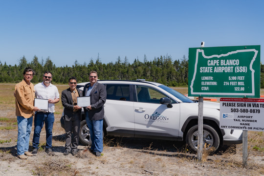 ODAV Ribbon Cutting - Boice Brock Smith Cape Blanco Support  8-25