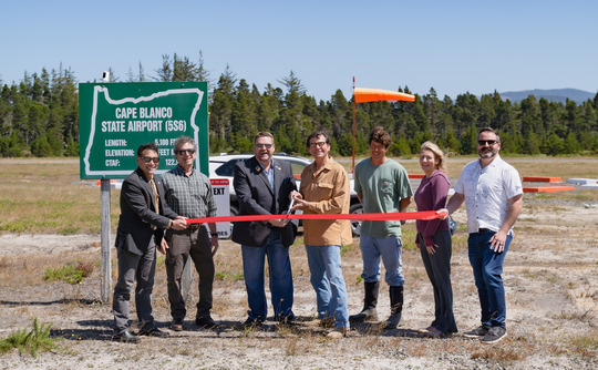 ODAV Ribbon Cutting - Boice Brock Smith Cape Blanco Support II  8-25