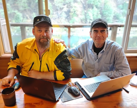 Paradise -2025 Fire - Gold Beach Police Chief Krieger and Rep. Boice  9-25