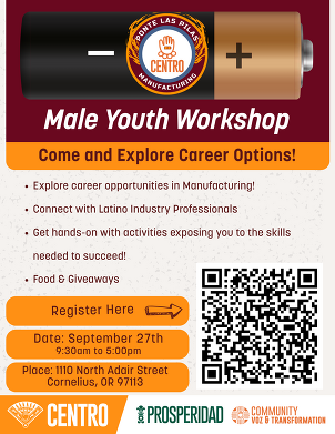 centro manufacturing event flyer