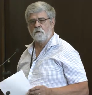 Rep Lewis speaks during Special Session