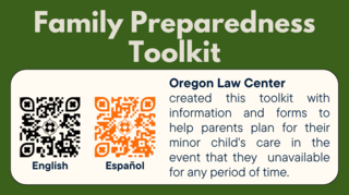 Toolkit for families to prepare if they are separated from their children.