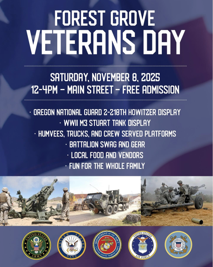 forest grove veterans day