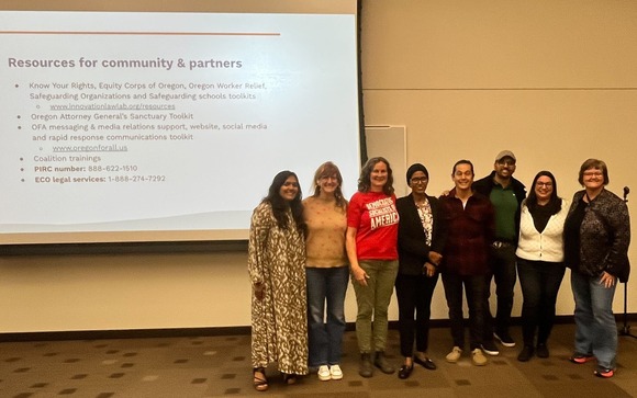 Legislators at the training