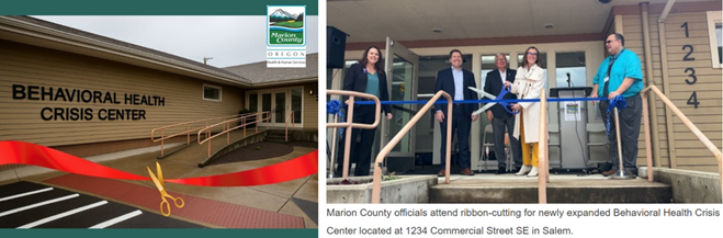 Marion County Behavioral Health Crisis Center Ribbon Cutting