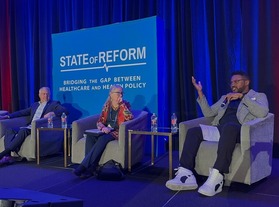 Rep Nelson speaking on a panel with sen patterson and rep Deihl