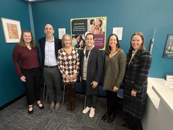 Rep. Pham and members from Morrison Child & Family Services