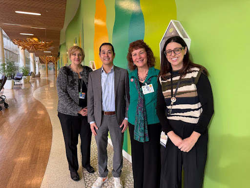 Photo of Rep. Pham with associates of Randall's Children's Hospital