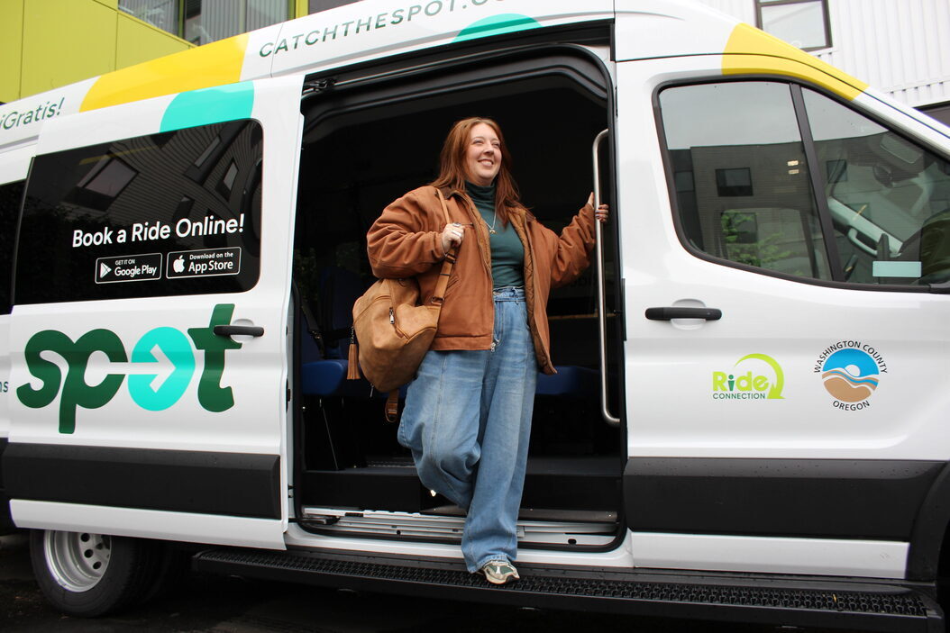 Image depicting the SPOT transportation van