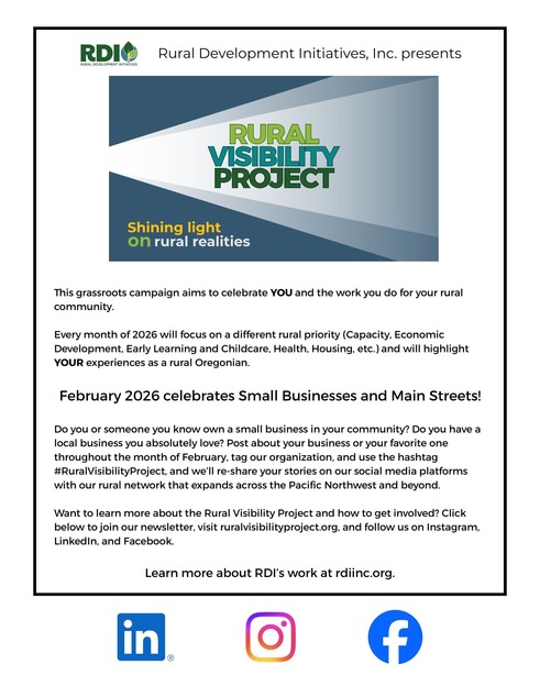 Rural Visibility Project Newsletter 