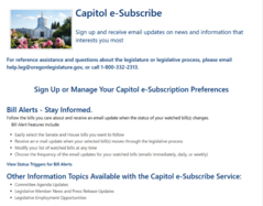 Capitol e-Subscribe