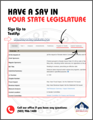 Have a Say in Your State Legislataure
