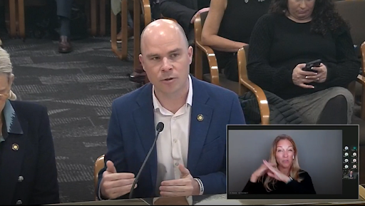 Rep. Bowman testifying on SB 1501