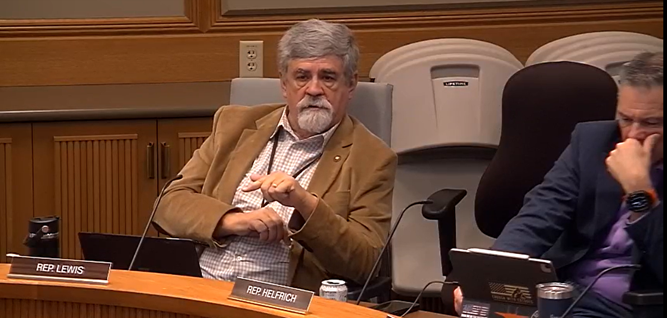 Rep. Lewis in JWMPS Committee