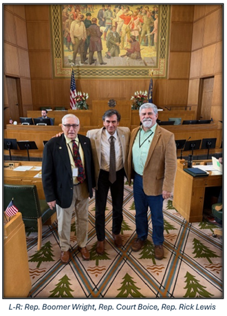 Rep. Wright, Rep. Boice and Rep. Lewis photo