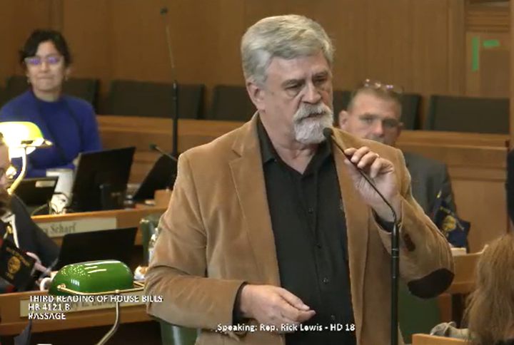 Rep. Lewis speaking on the floor