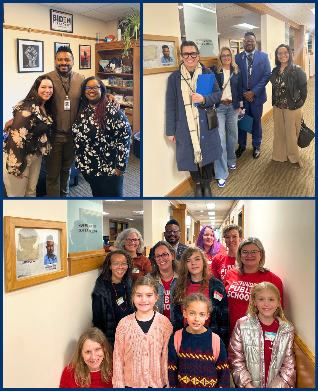 Rep Nelson with several different groups