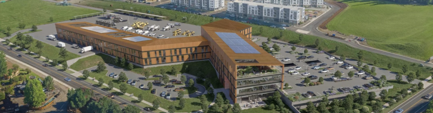 Concept drawing of future Emergency Operations Center in Tigard