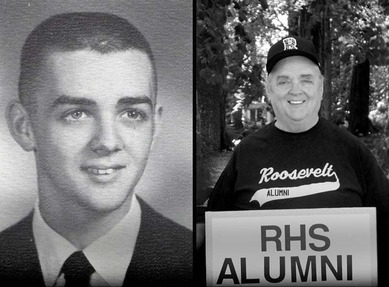 Younger image and more recent image of Mike