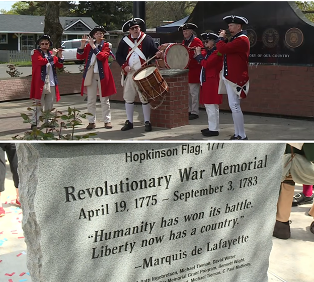 Revolutionary War Memorial Dedication -1