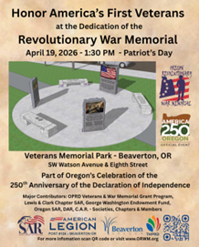 Revolutionary War Memorial  Dedication -2